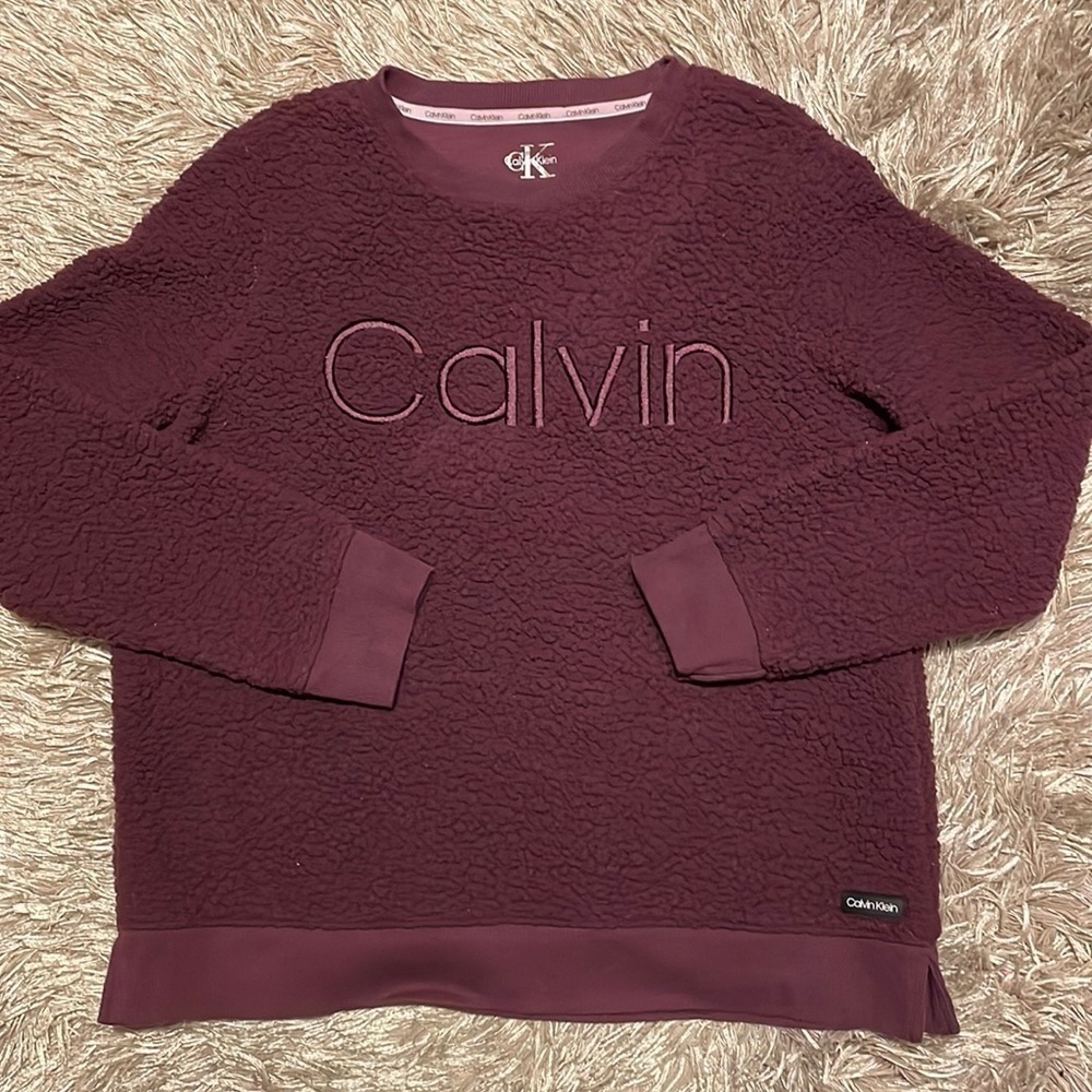 CALVIN Klein Plum Purple‎ Crewneck